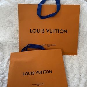 Louis Vuitton shopping bags